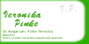 veronika pinke business card